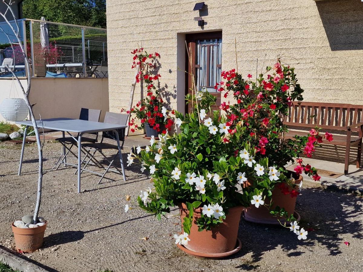 Studio Bellevue indépendant piscine parking terrasse proche centre Annecy Poisy Exterior foto